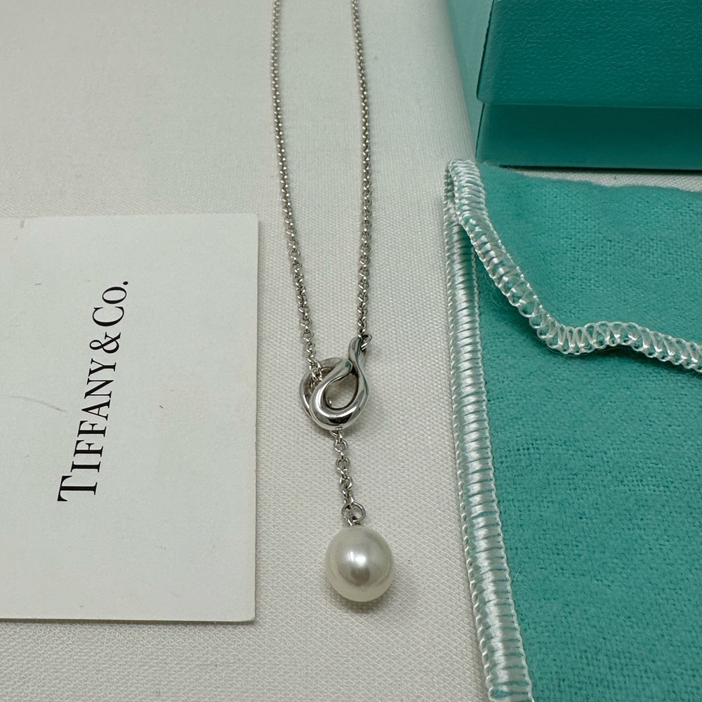 Tiffany & Co Pearl Lariat Necklace